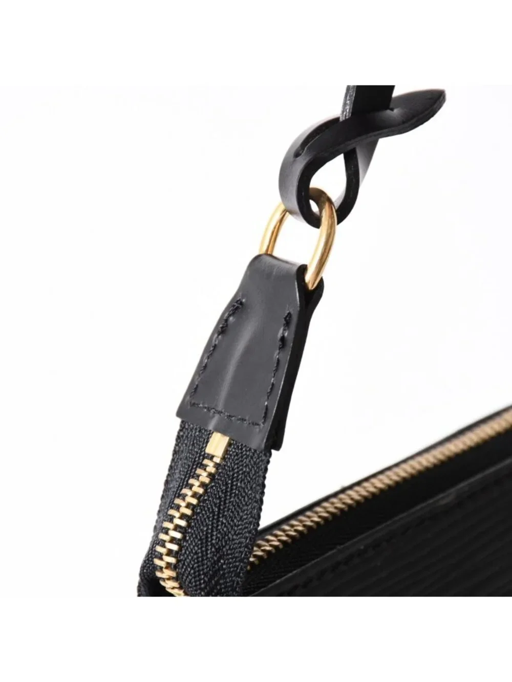 Louis Vuitton Pochette Accessoires Pouch Epi Black Gold